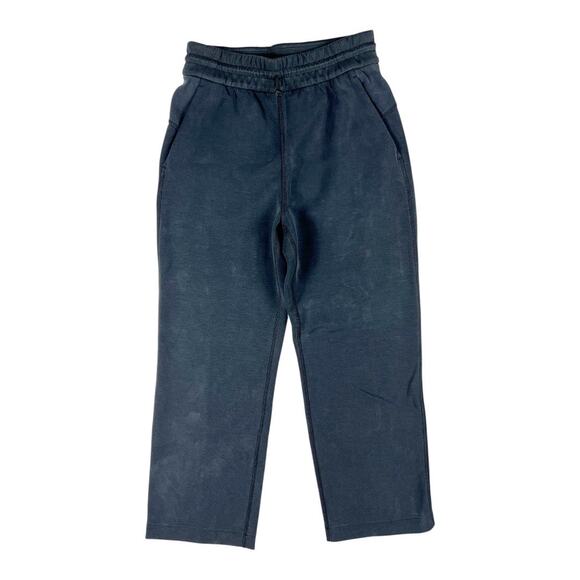 Lululemon Softstreme High Rise Straight Leg Crop Pants Black Size 2 - Picture 1 of 12